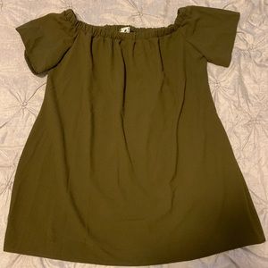 boohoo Green Flow Dress US12